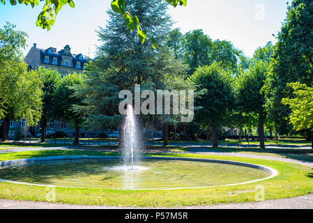 Straßburg, Wasserstrahl Brunnen, Place de l'Université, Universitätsplatz, Neustadt, Elsass, Frankreich, Europa Stockfoto