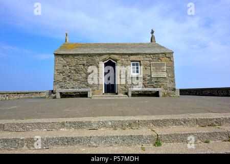 Die Kapelle von St. Nikolaus, Fisherman's Kapelle, St Ives, Cornwall, England, Großbritannien Stockfoto