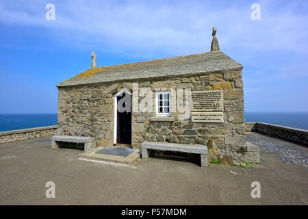 Die Kapelle von St. Nikolaus, Fisherman's Kapelle, St Ives, Cornwall, England, Großbritannien Stockfoto