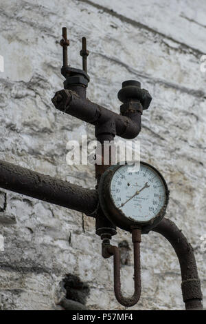 Das verlassene Ton Färbereien oder Ton Mühlen wie sonst bekannt. In der Nähe der Stadt Wellington, Somerset. Bild, Juli 2013 Stockfoto