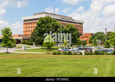 CONOVER, NC, USA-22. Juni 18: Catawba Valley Medical Center ist der Catawba County größte gemeinnützige Krankenhaus, Stockfoto