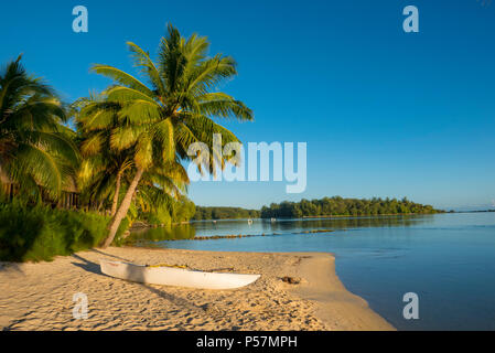 Les Tipaniers Hotel, Tiahura, Moorea, Französisch Polynesien, South Pacific Stockfoto