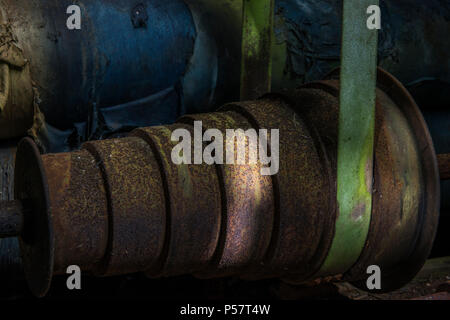 Das verlassene Ton Färbereien oder Ton Mühlen wie sonst bekannt. In der Nähe der Stadt Wellington, Somerset. Bild, Juli 2013 Stockfoto