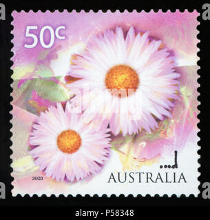 Australien - ca. 2003: einen Stempel in Australien gedruckten zeigt ein Bild der Blumen, Serie, ca. 2003 Stockfoto