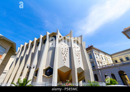 Livorno, Italien - 22. Juni 2015: Die Neue Synagoge in Livorno, Toskana, im Sommer Stockfoto