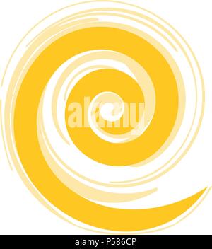 Zeichnung der Sonne Symbol Stock Vektor