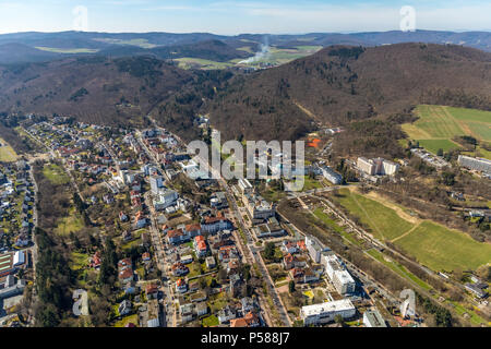 Asklepios Fachklinik Fürstenhof in Bad Wildungen in Hessen. Bad Wildungen, Spa und Badewanne im Landkreis Waldeck-Frankenberg, Nördliche H Stockfoto