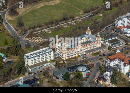 Asklepios Fachklinik Fürstenhof in Bad Wildungen in Hessen. Bad Wildungen, Spa und Badewanne im Landkreis Waldeck-Frankenberg, Nördliche H Stockfoto