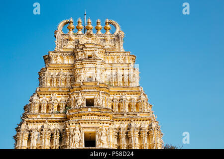 Sri Bhuvaneshwari Tempel in Mysore Palast in Mysore, Indien Stockfoto