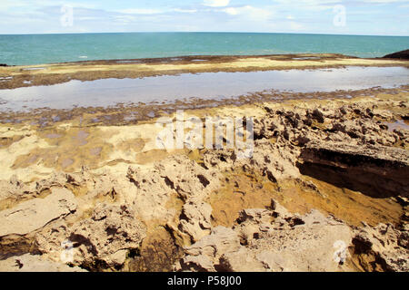 Pedra Oca Strand, Nísia Floresta, Rio Grande do Norte, Brasilien Stockfoto