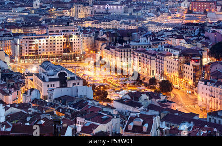 Luftaufnahme von Lissabon, Portugal Stockfoto