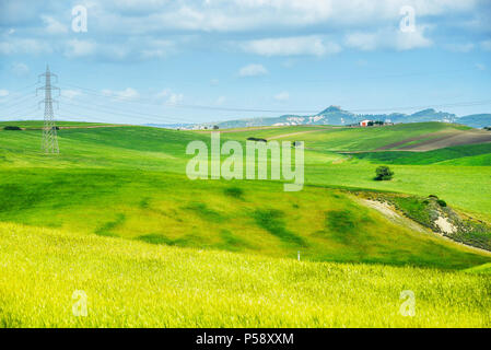 Landschaft Landschaften im Val d'Agri, Basilicata, Italien Stockfoto