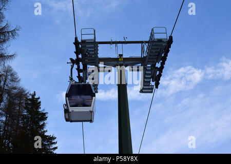 Kabel in Ponte di Legno Stockfoto