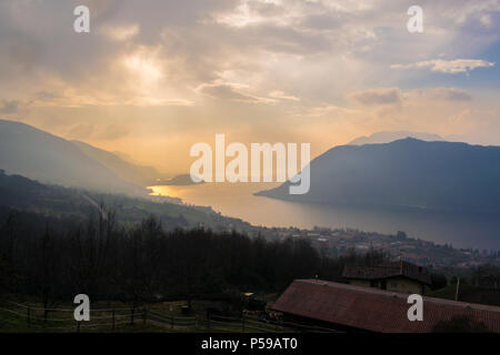 Iseo See anzeigen Stockfoto