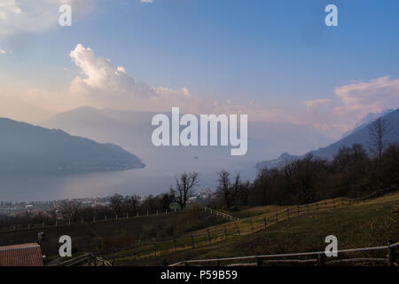 Iseo See anzeigen Stockfoto