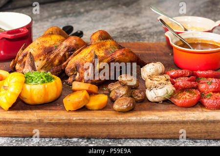 Gebratenes Huhn Stockfoto