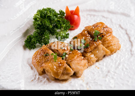 Japanisches Essen, Teriyaki Chicken Stockfoto