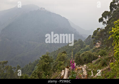 Blick vom Berg Monserrate, Bogota, Kolumbien Stockfoto