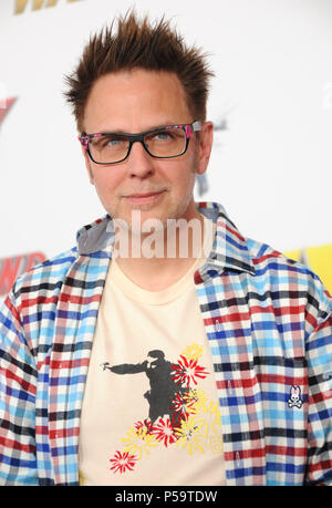 Los Angeles, Kalifornien, USA. 25. Juni 2018. Regisseur James Gunn besucht die Weltpremiere von Disney und Marvel's 'Ant-Man und die Wespen" am 25. Juni 2018 in Hollywood, Kalifornien. Foto von Barry King/Alamy leben Nachrichten Stockfoto