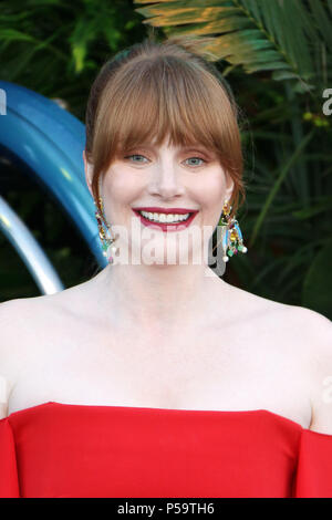 Bryce Dallas Howard 06/12/2018 "Jurassic Welt: Gefallene Königreich" Premiere auf der Walt Disney Concert Hall in Los Angeles, CA Foto statt: Cronos/Hollywood Nachrichten Stockfoto