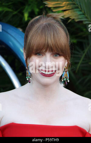 Bryce Dallas Howard 06/12/2018 "Jurassic Welt: Gefallene Königreich" Premiere auf der Walt Disney Concert Hall in Los Angeles, CA Foto statt: Cronos/Hollywood Nachrichten Stockfoto