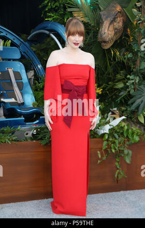 Bryce Dallas Howard 06/12/2018 "Jurassic Welt: Gefallene Königreich" Premiere auf der Walt Disney Concert Hall in Los Angeles, CA Foto statt: Cronos/Hollywood Nachrichten Stockfoto