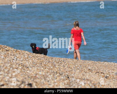 Sheerness, Kent, Großbritannien. 26 Juni, 2018. UK Wetter: ein sonniger und warmer Tag in Sheerness, Kent. Credit: James Bell/Alamy leben Nachrichten Stockfoto