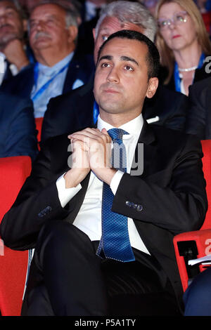 Luigi Di Maio Roma 26/06/2018. Assemblea Annuale di Confartigianato 2018 Rom, 26. Juni 2018. Jahresversammlung der Confartigianato. Foto Samantha Zucchi Insidefoto Stockfoto