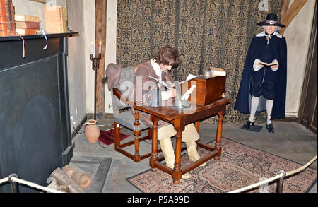 Oliver Cromwell's House in Ely, Cambridgeshire, England, Großbritannien Stockfoto