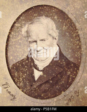 N/A. Englisch: Porträt von Alexander von Humboldt (1769-1859), Geograph, Naturforscher und Entdecker. English: Porträt von Alexander von Humboldt (1769-1859), Naturforscher und Entdecker. 19. Mathew Brady (1822 - 1896) Beschreibung der amerikanische Fotograf, Fotografen, fotojournalist und Journalist Geburtsdatum / Tod 18 Mai 1822 vom 15. Januar 1896 Ort der Geburt / Todes Warren County Manhattan Arbeit Periode von 1844 bis ca. 1887 Arbeiten Ort New York City, Washington, D.C. Authority control: Q 187850 VIAF: 22965552 ISNI: 0000 0001 2209 4376 ULAN: 500126201 81140569 LCCN: n Stockfoto