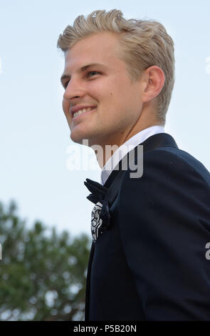 Amber Lounge Unite Fashion Show während des Grand Prix von Monaco im Beach Plaza Hotel mit: Marcus Ericsson Wo: Monte Carlo, Monaco, wenn: 25. Mai 2018 Credit: Pat Denton/WENN.com Stockfoto