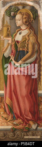 Maria Magdalena ca. 1480-1487. N/A 274 Carlo Crivelli059 Stockfoto