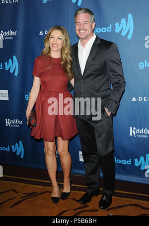 Rebecca Gayheart und Eric Dane am 24. jährlichen GLAAD Media Awards der Ankunft im JW Marriott. in Los Angeles. Rebecca Gayheart und Eric Dane126 - - - - - - - - - - - - - Red Carpet Event, Vertikal, USA, Filmindustrie, Prominente, Fotografie, Bestof, Kunst, Kultur und Unterhaltung, Topix Prominente Fashion/Vertikal, Besten, Event in Hollywood Leben - Kalifornien, Roter Teppich und backstage, USA, Film, Stars, Film Stars, TV Stars, Musik, Promis, Fotografie, Bestof, Kunst, Kultur und Unterhaltung, Topix, Vertikal, Familie von aus dem Jahr 2013, Anfrage tsuni@G Stockfoto