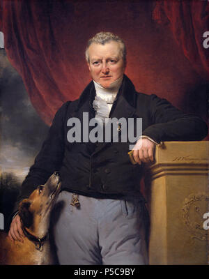 Portrait von Adriaan van der Hoop (1778-1854) Mitte des 19. Jahrhunderts. N/A 28 Portrait von Adriaan van der Hoop von Jan Adam Kruseman Stockfoto