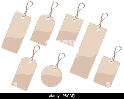 Tags Stock Vektor