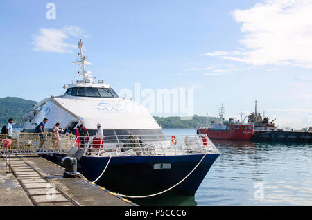 Makruzz Jetty, Port Blair, Andaman und Nicobar Island, Indien Stockfoto