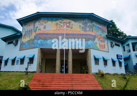 Die Zonalen Anthropologische Museum, Port Blair, Andaman und Nicobar Island, Indien Stockfoto