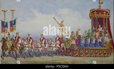 275 Carol Popp de Szathmari - Cortegiul Comerţului Stockfoto