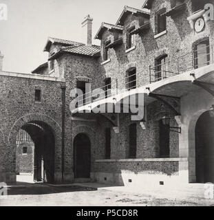 327 Charles Marville, Gefängnis de la Santé ICH, Ca. 1867 - 70 Stockfoto