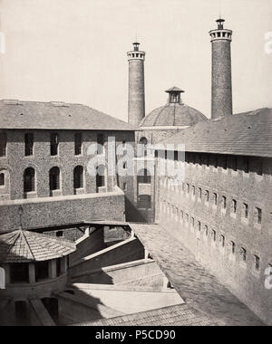 327 Charles Marville, Gefängnis de la Santé II, Ca. 1867 - 70 Stockfoto