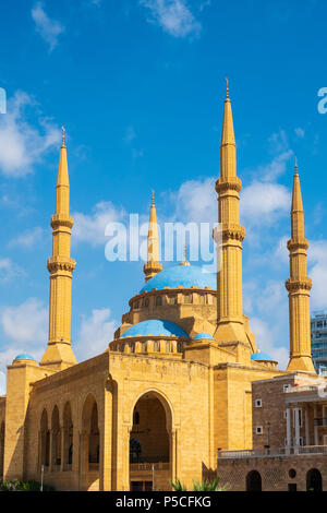 Mohammed al-Amin Moschee in Beirut, Libanon Stockfoto