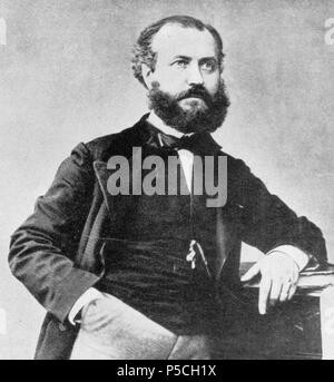 N/A. Englisch: Charles Gounod (1818 - 1893), französischer Komponist, als im Jahr 1859 zum Zeitpunkt der Uraufführung seiner Oper Faust fotografiert. 1859. Unbekannter Fotograf 325 Charles Gounod 1859 - Hübner 1990 Platte 2 Stockfoto