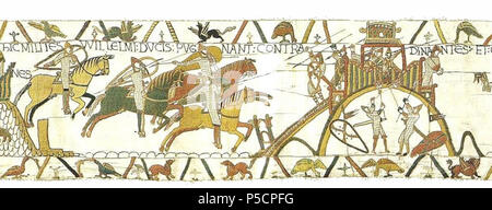 N/A. Englisch: Teppich von Bayeux Szene 19. 27. Oktober 2011. Bild auf der Website von Ulrich rauh. 179 BayeuxTapestryScene 19. Stockfoto