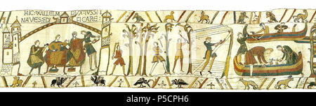 N/A. Englisch: Teppich von Bayeux. Szene 35. 27. Oktober 2011. Bild auf der Website von Ulrich rauh. 179 BayeuxTapestryScene 35 Stockfoto