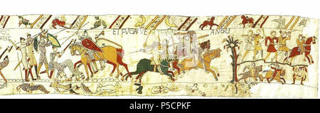 N/A. Englisch: Teppich von Bayeux. Szene 58. 27. Oktober 2011. Bild auf der Website von Ulrich rauh. 179 BayeuxTapestryScene 58 Stockfoto