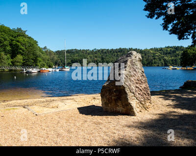 Anse de Sordan auf der Lac Fourneau, Bretagne Stockfoto