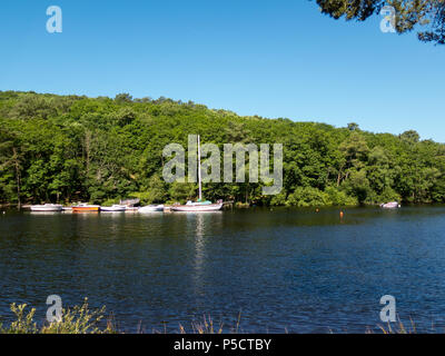 Anse de Sordan auf der Lac Fourneau, Bretagne Stockfoto