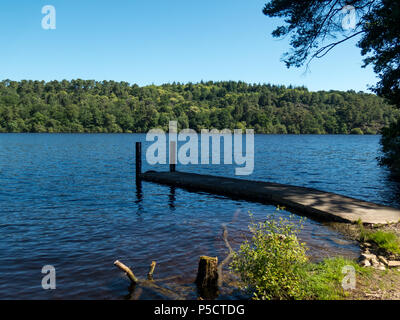 Anse de Sordan auf der Lac Fourneau, Bretagne Stockfoto