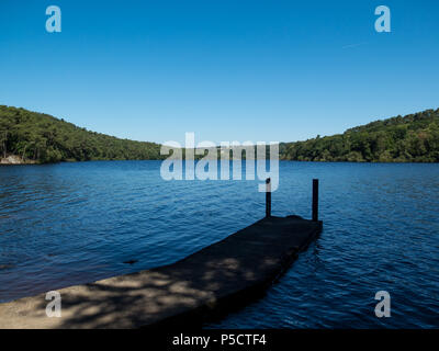 Anse de Sordan auf der Lac Fourneau, Bretagne Stockfoto