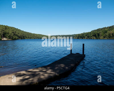 Anse de Sordan auf der Lac Fourneau, Bretagne Stockfoto